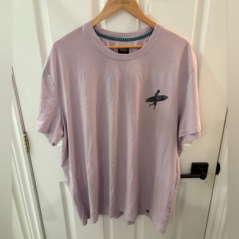 Men's Purple Graphic T-Shirt by Far West